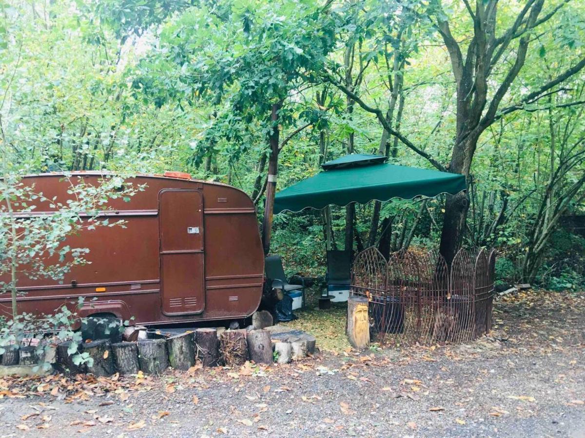 Little Vintage Caravan With Cosy Log Burner Canterbury Exterior photo